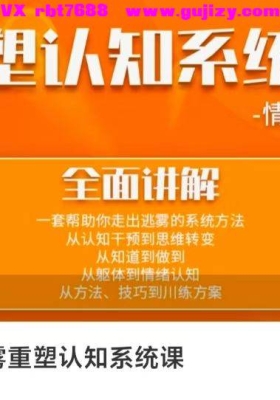 【提升认知】穿越层层迷雾重塑认知系统课41集视频课💰5