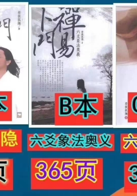 若提孤隐-禅易卜门《六爻揭秘、六爻象法奥义、六爻秘隐》三本￥12