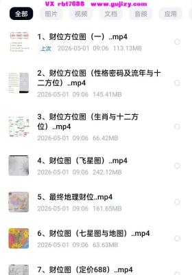 宝儿 财位方位图（地利）视频-7集💰5