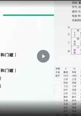 金霖老师《奇门终身局初级班》教学视频68集💰5