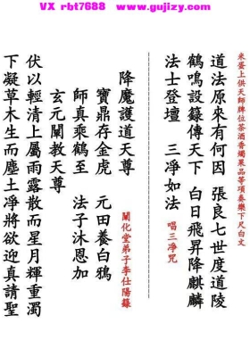 《正一请籙受像开光元科》《正一清微开光受像元科》💰5