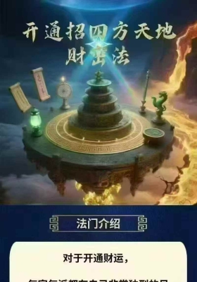法魁开通招四方天地财秘法视频+文档💰5