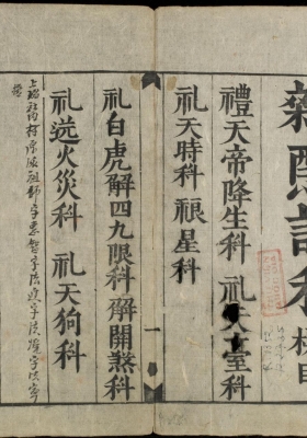 《杂醮诸科》嗣德贰年1849年💰5