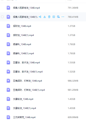 茅山派法师核心内密36集￥5