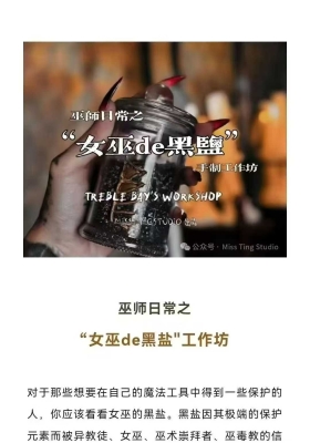 【黑盐魔法】Treble BAY 巫师日常之“女巫de黑盐”手制工作坊 5集视频课💰5