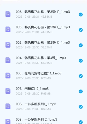 《韩氏梅花心易·根正苗红传承班》｜法应观亲授音频10节💰5