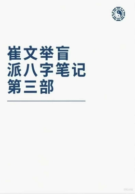 《崔文举盲派八字笔记第三部》催文举💰5