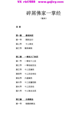 《佛家一掌经》💰5