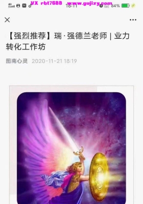 【业力清理疗愈】 瑞·强德兰老师 业力转化工作坊5集视频课💰5