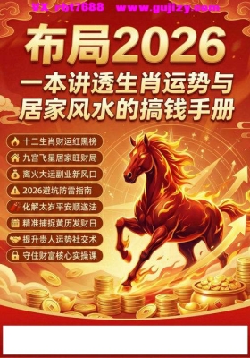 《布局 2026：一本讲透生肖运势与居家风水的搞钱手册》💰5