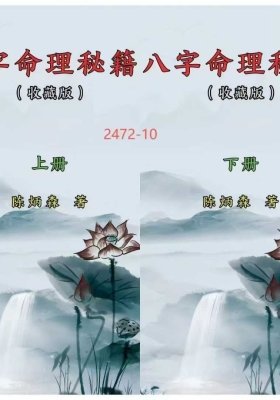 陈炳森《八字命理秘籍》上下两册💰5