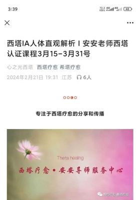 【重磅西塔】稀有视频版本西塔IA人体直观解析 I 安安老师西塔认证视频课程合集！视频