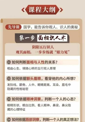 《国学识人术》15集音频课：观面相·识言行·辨人品，收获贵人相助，从此少走弯路💰5