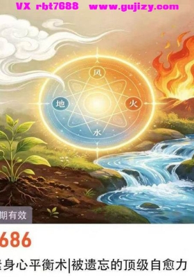 2026新课 被遗忘的顶级自愈力｜四元素身心平衡术视频和课件💰5