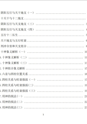 《八字笔记》💰5